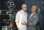Hilversum 22 mai 2026
Domenik Romano en Ferenc Damen  van het programa MAFS in hun kleing winkel 