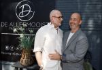 Hilversum 22 mai 2026
Domenik Romano en Ferenc Damen  van het programa MAFS in hun kleing winkel 