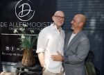 Hilversum 22 mai 2026
Domenik Romano en Ferenc Damen  van het programa MAFS in hun kleing winkel 