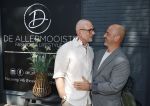 Hilversum 22 mai 2026
Domenik Romano en Ferenc Damen  van het programa MAFS in hun kleing winkel 