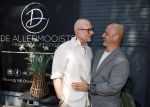 Hilversum 22 mai 2026
Domenik Romano en Ferenc Damen  van het programa MAFS in hun kleing winkel 