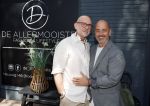 Hilversum 22 mai 2026
Domenik Romano en Ferenc Damen  van het programa MAFS in hun kleing winkel 