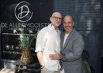 Hilversum 22 mai 2026
Domenik Romano en Ferenc Damen  van het programa MAFS in hun kleing winkel 