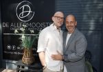 Hilversum 22 mai 2026
Domenik Romano en Ferenc Damen  van het programa MAFS in hun kleing winkel 