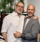 Hilversum 22 mai 2026
Domenik Romano en Ferenc Damen  van het programa MAFS in hun kleing winkel 