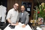 Hilversum 22 mai 2026
Domenik Romano en Ferenc Damen  van het programa MAFS in hun kleing winkel 