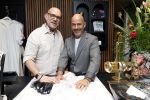 Hilversum 22 mai 2026
Domenik Romano en Ferenc Damen  van het programa MAFS in hun kleing winkel 