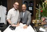Hilversum 22 mai 2026
Domenik Romano en Ferenc Damen  van het programa MAFS in hun kleing winkel 