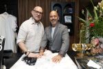 Hilversum 22 mai 2026
Domenik Romano en Ferenc Damen  van het programa MAFS in hun kleing winkel 