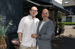 Hilversum 22 mai 2026
Domenik Romano en Ferenc Damen  van het programa MAFS in hun kleing winkel 