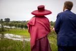 ROERMOND 19 mei 2026 Koning Willem Alexander en Koningin Maxima brengen een streekbezoek aan de gemeenten Maasgouw, Echt-Susteren, Roerdalen en Roermond. Tijdens het streekbezoek bezoekt het paar de schutterij in Wessem, Abdij Lilbosch in Echt, het smalste stukje Nederland in Illikhoven en Roermond, 19 Mei 2026. drone 