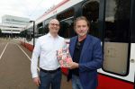 Amsterdam 27 mei 2026
3e deel van de boekenreeks 60 jaar Top 40 wordt feestelijk gelanceerd door bestickerde Top 40-tram met Erik de Zwart als trambestuurder. Natalie La Rose Erik de Zwart, Godfried Nevels en Jeroen Nieuwenhuize  zijn aanwezig 