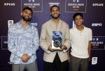 Maarssen 25 mei 2026
Ismael Saibari wordt gekozen tot beste speler van de nederlandse eredivie op het gala van ESPN in de Fabrique . Ismael met  broers en zus