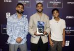 Maarssen 25 mei 2026
Ismael Saibari wordt gekozen tot beste speler van de nederlandse eredivie op het gala van ESPN in de Fabrique . Ismael met  broers en zus