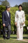 AMSTELVEEN  19 Juni 2026Keizer Nahurito, keizerin Masako van Japan tijdens een boomplant ceremonie in het Japanse Bloesempark tijdens de derde dag van het Japanse staatsbezoek aan Nederland.