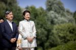 AMSTELVEEN  19 Juni 2026Keizer Nahurito, keizerin Masako van Japan tijdens een boomplant ceremonie in het Japanse Bloesempark tijdens de derde dag van het Japanse staatsbezoek aan Nederland.
