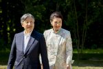 AMSTELVEEN  19 Juni 2026Keizer Nahurito, keizerin Masako van Japan tijdens een boomplant ceremonie in het Japanse Bloesempark tijdens de derde dag van het Japanse staatsbezoek aan Nederland.