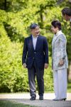 AMSTELVEEN  19 Juni 2026Keizer Nahurito, keizerin Masako van Japan tijdens een boomplant ceremonie in het Japanse Bloesempark tijdens de derde dag van het Japanse staatsbezoek aan Nederland.