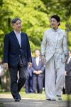 AMSTELVEEN  19 Juni 2026Keizer Nahurito, keizerin Masako van Japan tijdens een boomplant ceremonie in het Japanse Bloesempark tijdens de derde dag van het Japanse staatsbezoek aan Nederland.