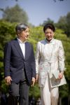 AMSTELVEEN  19 Juni 2026Keizer Nahurito, keizerin Masako van Japan tijdens een boomplant ceremonie in het Japanse Bloesempark tijdens de derde dag van het Japanse staatsbezoek aan Nederland.