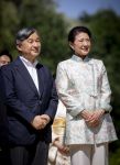 AMSTELVEEN  19 Juni 2026Keizer Nahurito, keizerin Masako van Japan tijdens een boomplant ceremonie in het Japanse Bloesempark tijdens de derde dag van het Japanse staatsbezoek aan Nederland.