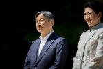 AMSTELVEEN  19 Juni 2026Keizer Nahurito, keizerin Masako van Japan tijdens een boomplant ceremonie in het Japanse Bloesempark tijdens de derde dag van het Japanse staatsbezoek aan Nederland.