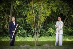 AMSTELVEEN  19 Juni 2026Keizer Nahurito, keizerin Masako van Japan tijdens een boomplant ceremonie in het Japanse Bloesempark tijdens de derde dag van het Japanse staatsbezoek aan Nederland.