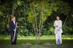AMSTELVEEN  19 Juni 2026Keizer Nahurito, keizerin Masako van Japan tijdens een boomplant ceremonie in het Japanse Bloesempark tijdens de derde dag van het Japanse staatsbezoek aan Nederland.
