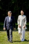 AMSTELVEEN  19 Juni 2026Keizer Nahurito, keizerin Masako van Japan tijdens een boomplant ceremonie in het Japanse Bloesempark tijdens de derde dag van het Japanse staatsbezoek aan Nederland.
