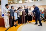 Utrecht, 19 Juni 2026 Keizer Nahurito, keizerin Masako van Japan en Koning Willem-Alexander en Koningin Maxima bezoeken het Prinses Maxima centrum voor kinder oncologie tijdens de derde dag van het Japanse staatsbezoek aan Nederland. 