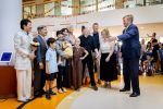Utrecht, 19 Juni 2026 Keizer Nahurito, keizerin Masako van Japan en Koning Willem-Alexander en Koningin Maxima bezoeken het Prinses Maxima centrum voor kinder oncologie tijdens de derde dag van het Japanse staatsbezoek aan Nederland. 