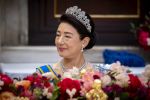 Amsterdam, 17 Juni 2026 Keizer Naruhito, keizerin Masako van Japan, Koning Willem Alexander Koningin Maxima Prinses Amalia en Prinses Ariane tijdens het staatsbanket in het Koninklijk Paleis Amsterdam. 

Naruhito brengt een driedaags staatsbezoek aan Nederland.

