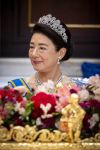 Amsterdam, 17 Juni 2026 Keizer Naruhito, keizerin Masako van Japan, Koning Willem Alexander Koningin Maxima Prinses Amalia en Prinses Ariane tijdens het staatsbanket in het Koninklijk Paleis Amsterdam. 

Naruhito brengt een driedaags staatsbezoek aan Nederland.

