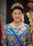 Amsterdam, 17 Juni 2026 Keizer Naruhito, keizerin Masako van Japan, Koning Willem Alexander Koningin Maxima Prinses Amalia en Prinses Ariane tijdens het staatsbanket in het Koninklijk Paleis Amsterdam. 

Naruhito brengt een driedaags staatsbezoek aan Nederland.

