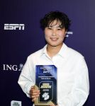 Maarssen 25 mei 2026
Voetballer van het jaar gala in de Fabrique in Maarssen . ESPN organiseert het . Kokona Iwasaki