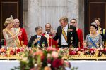 Amsterdam, 17 Juni 2026 Keizer Naruhito, keizerin Masako van Japan, Koning Willem Alexander Koningin Maxima Prinses Amalia en Prinses Ariane tijdens het staatsbanket in het Koninklijk Paleis Amsterdam. 

Naruhito brengt een driedaags staatsbezoek aan Nederland.

