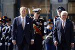 Amsterdam 9 juni 2026
Op uitnodiging van Zijne Majesteit de Koning - Koning Willem Alexander en Koningin Maxima brengt de bondspresident van Duitsland, Frank-Walter Steinmeier, een staatsbezoek aan Nederland. Hij wordt hierbij vergezeld door zijn echtgenote Elke BÃ¼denbender.