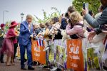 ROERMOND 19 mei 2026 Koning Willem Alexander en Koningin Maxima brengen een streekbezoek aan de gemeenten Maasgouw, Echt-Susteren, Roerdalen en Roermond. Tijdens het streekbezoek bezoekt het paar de schutterij in Wessem, Abdij Lilbosch in Echt, het smalste stukje Nederland in Illikhoven en Roermond, 19 Mei 2026. 
