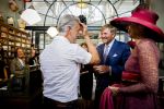 ROERMOND 19 mei 2026 Koning Willem Alexander en Koningin Maxima brengen een streekbezoek aan de gemeenten Maasgouw, Echt-Susteren, Roerdalen en Roermond. Tijdens het streekbezoek bezoekt het paar de schutterij in Wessem, Abdij Lilbosch in Echt, het smalste stukje Nederland in Illikhoven en Roermond, 19 Mei 2026. 