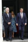 Den Haag 30 juni 2026
Koning Willem Alexander Koningin Maxima en prinses Amalia bij afscheid van Thom de Graaf in raad v State .