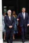 Den Haag 30 juni 2026
Koning Willem Alexander Koningin Maxima en prinses Amalia bij afscheid van Thom de Graaf in raad v State .