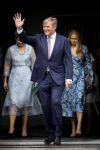 DEN HAAG 30 juni 2026 Koning Willem-Alexander, Koningin Maxima en Prinses Amalia is aanwezig bij de buitengewone vergadering van de Raad van State ter gelegenheid van het afscheid van de heer Thom de Graaf als vice-president.