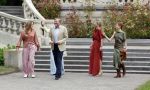 Den Haag 21 mei 2026
Fotouurtje met de koninklijke familie in de Hollandse tuin van Park Clingendael . Aanwezig Koning Willem Alexander Koningin Maxima Prinses Amalia Prinses Alexia en Prinses Ariane . 