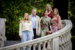 Den Haag 21 mei 2026
Fotouurtje met de koninklijke familie in de Hollandse tuin van Park Clingendael . Aanwezig Koning Willem Alexander Koningin Maxima Prinses Amalia Prinses Alexia en Prinses Ariane . 