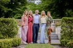 Den Haag 21 mei 2026
Fotouurtje met de koninklijke familie in de Hollandse tuin van Park Clingendael . Aanwezig Koning Willem Alexander Koningin Maxima Prinses Amalia Prinses Alexia en Prinses Ariane . 