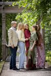 Den Haag 21 mei 2026
Fotouurtje met de koninklijke familie in de Hollandse tuin van Park Clingendael . Aanwezig Koning Willem Alexander Koningin Maxima Prinses Amalia Prinses Alexia en Prinses Ariane . 
