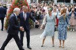 Den Haag 30 juni 2026
Koning Willem Alexander Koningin Maxima en prinses Amalia bij afscheid van Thom de Graaf in raad v State .
