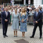 Den Haag 30 juni 2026
Koning Willem Alexander Koningin Maxima en prinses Amalia bij afscheid van Thom de Graaf in raad v State .