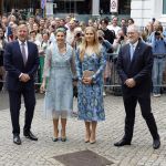 Den Haag 30 juni 2026
Koning Willem Alexander Koningin Maxima en prinses Amalia bij afscheid van Thom de Graaf in raad v State .