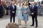 Den Haag 30 juni 2026
Koning Willem Alexander Koningin Maxima en prinses Amalia bij afscheid van Thom de Graaf in raad v State .